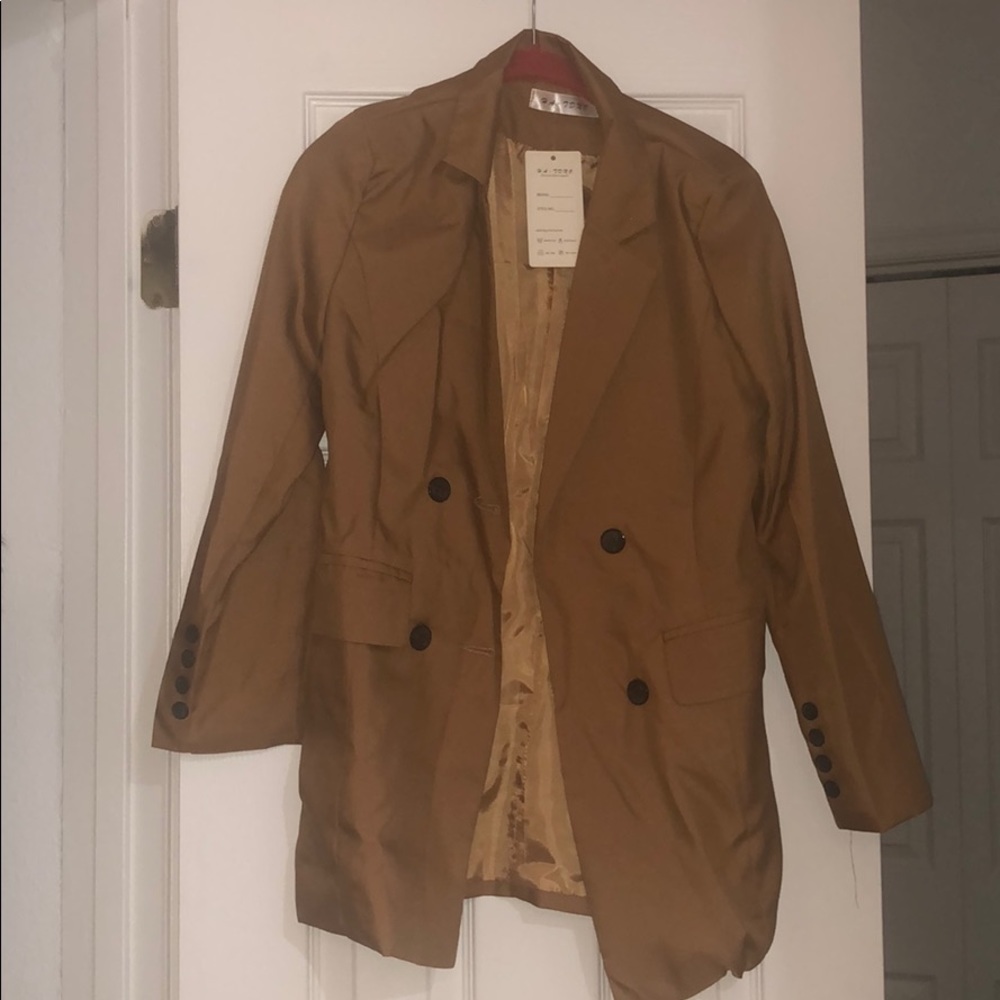 OverSized Blazer - Camel Duster